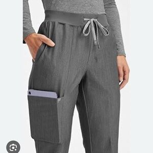 Fabletics Women's heather gray Jogger scrubs